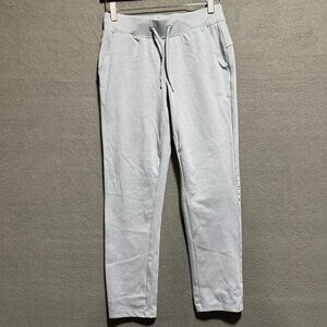 Yogalicious Lux Women's Straight Leg Pants Grey/Blue Pockets Size XS